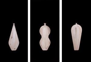 ”Il vasaio degli dèi per 3 canòpi d’Edran:  I. il canòpo del pensiero  II. il canòpo del tempo  III. il canòpo del fiato” 107x50cm ciascheduno,opera retroilluminata,agosto 2014