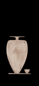 IL VASAIO DEGLI DEI PER 5 TAVOLINETTI DELLA CAMERA DA BAGNO DELLA REGINA HATSHEPSHUT III.