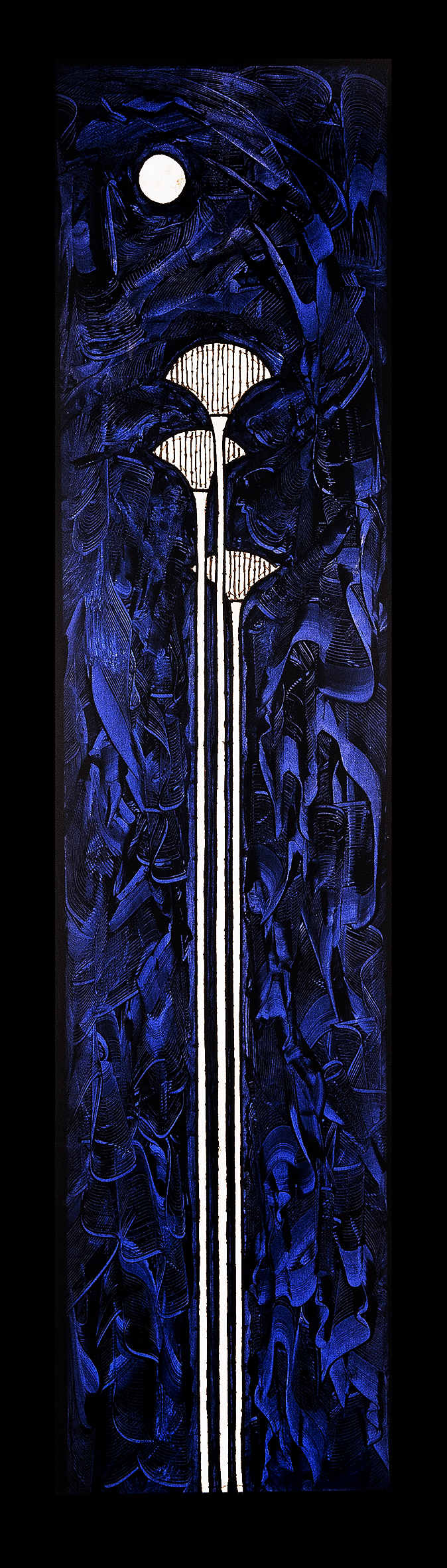 André Che Isse 3 fiori di loto imparadisati sotto la luna