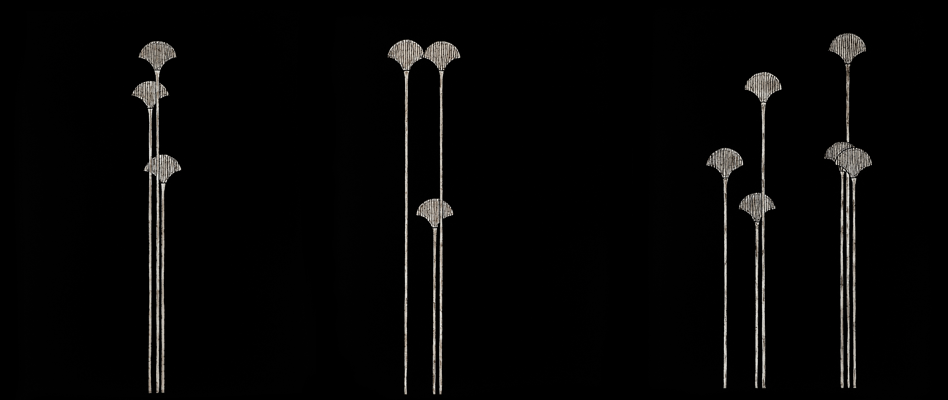 André Che Isse 12 fiori di loto sacro dietro l'universo