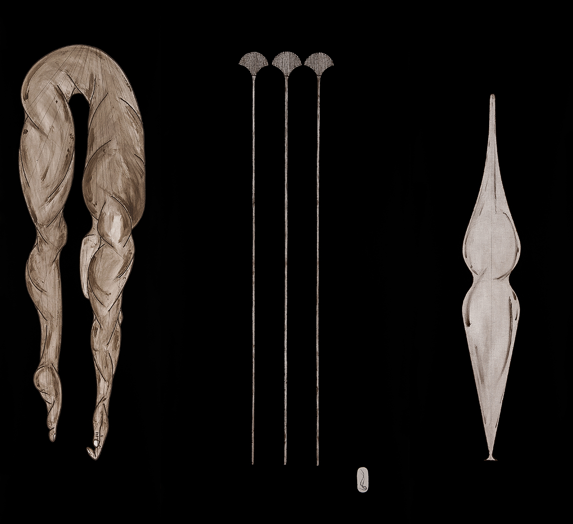 André Che Isse LE JARDIN NOIR DES DELICES retroilluminato